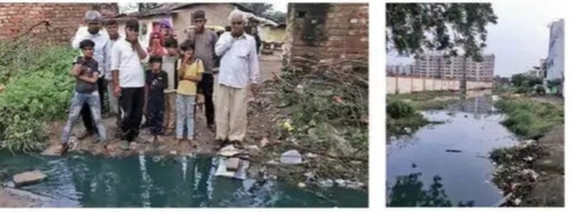 રામોલનું ખાનવાડી તળાવ ઓવરફલો થઈ જતાં આસપાસમાં ગંદા પાણી ભરાતા લોકો ત્રાહિમામ્